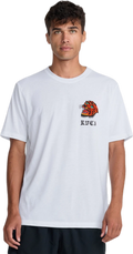Rvca RVCA Kaleb Tiger Camiseta Blanco Hombre camiseta manga corta hombre | Blanco