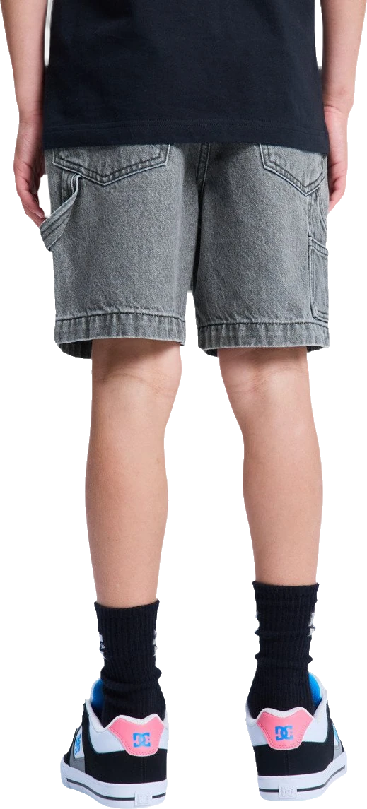 DC Shoes DC Carpenter Baggy denim short detail 4 | Gris
