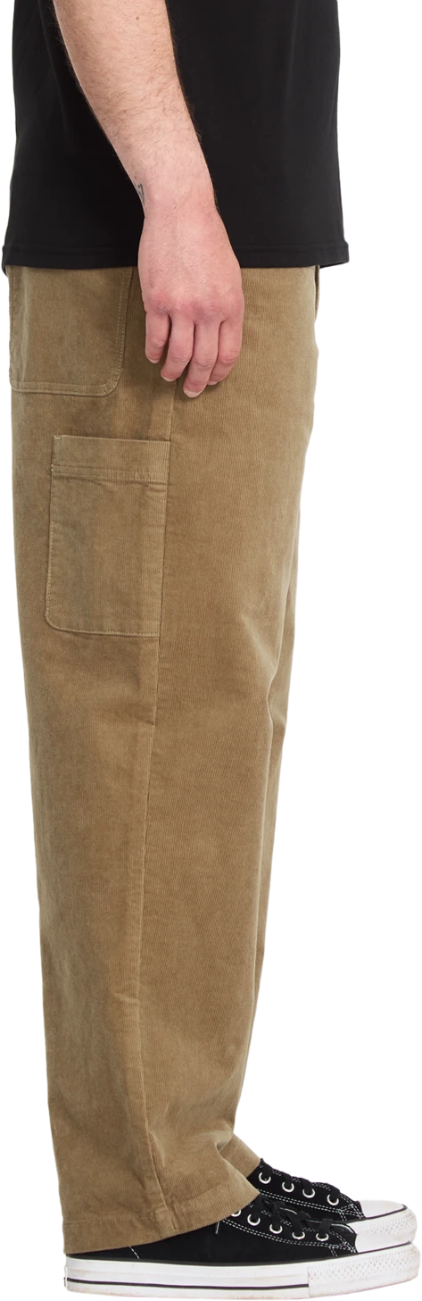 Volcom KRAFTSMAN CORD PANT pantalón chino hombre detail 4 | Dark Khaki