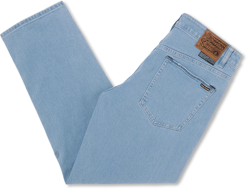 Volcom Modown Tapered Jeans pantalón tejano hombre detail 6 | LIGHT VINTAGE INDIGO