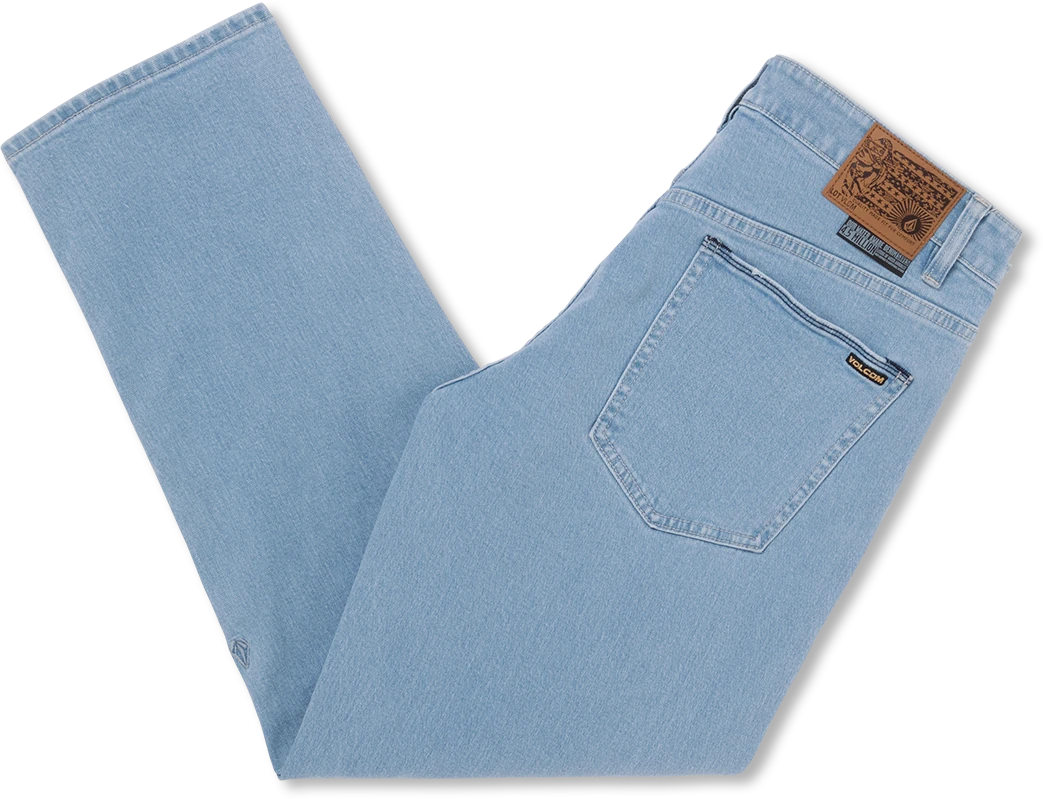 Volcom Modown Tapered Jeans pantalón tejano hombre detail 6 | LIGHT VINTAGE INDIGO
