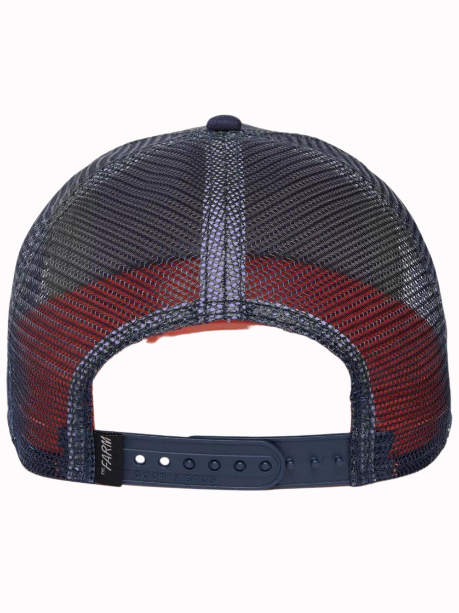 Gorra Trucker Goorin Bros The Defense Bear - Navy