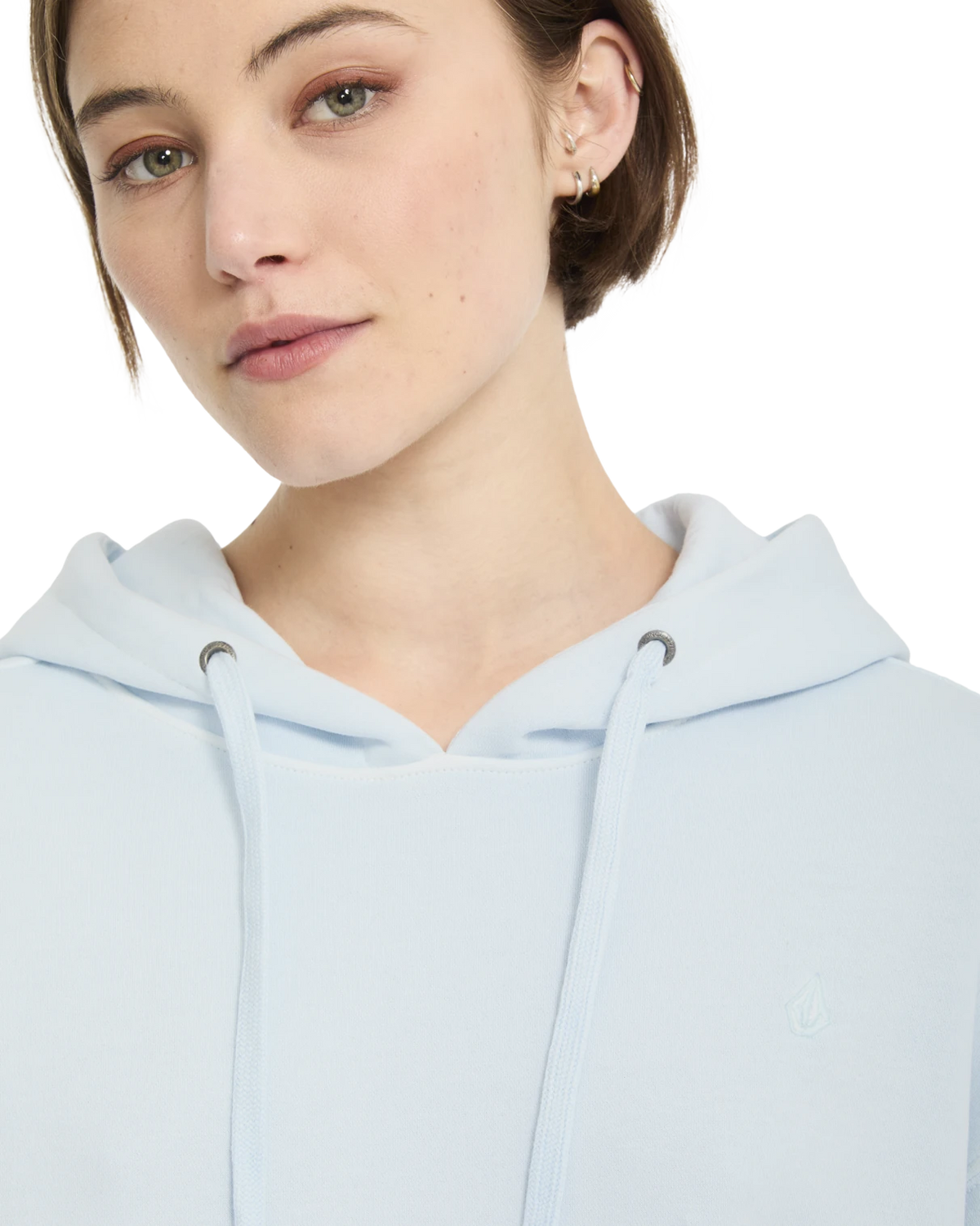 Volcom STONE SOFT HOODIE sudadera con capucha mujer detail 3 | Light Blue Acid