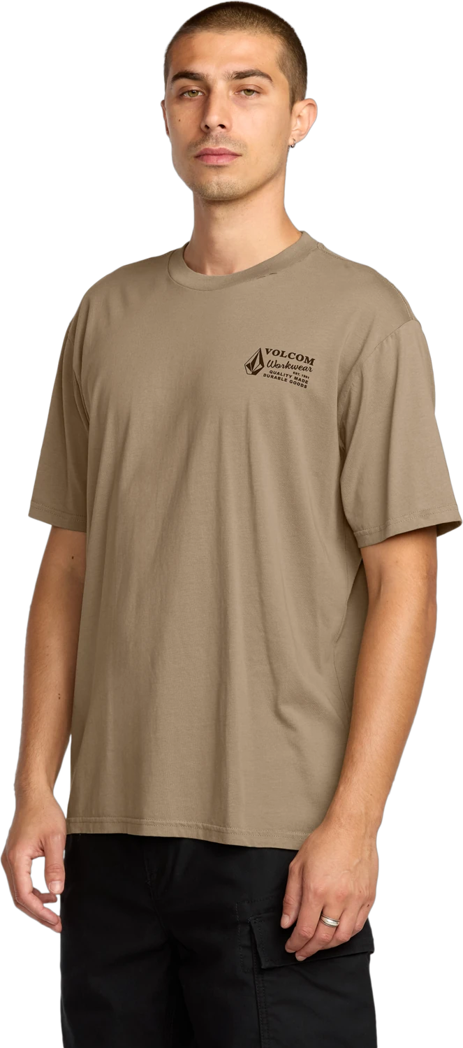 Volcom Workwear camiseta manga corta hombre detail 2 | Brindle