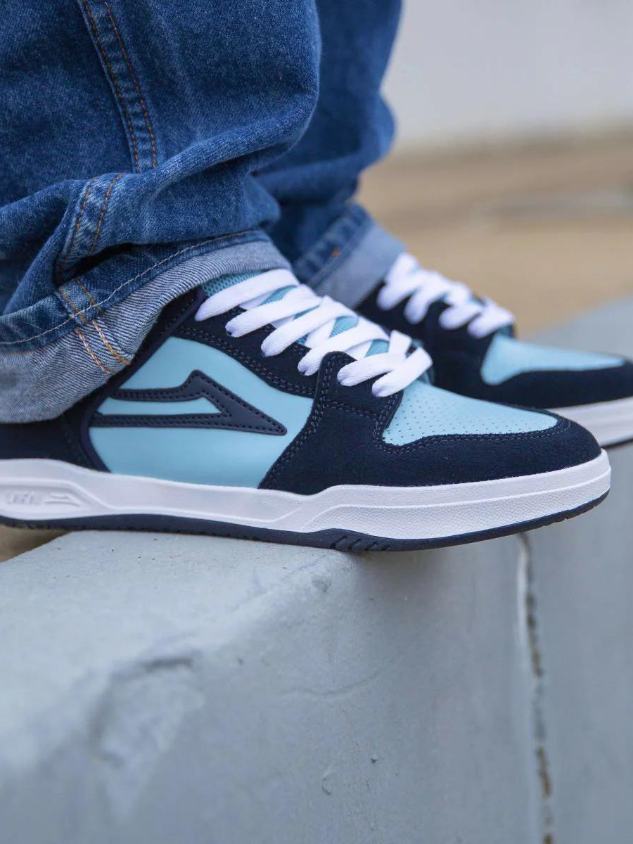 Lakai Telford Low Skateschuh – Marineblaues Wildleder