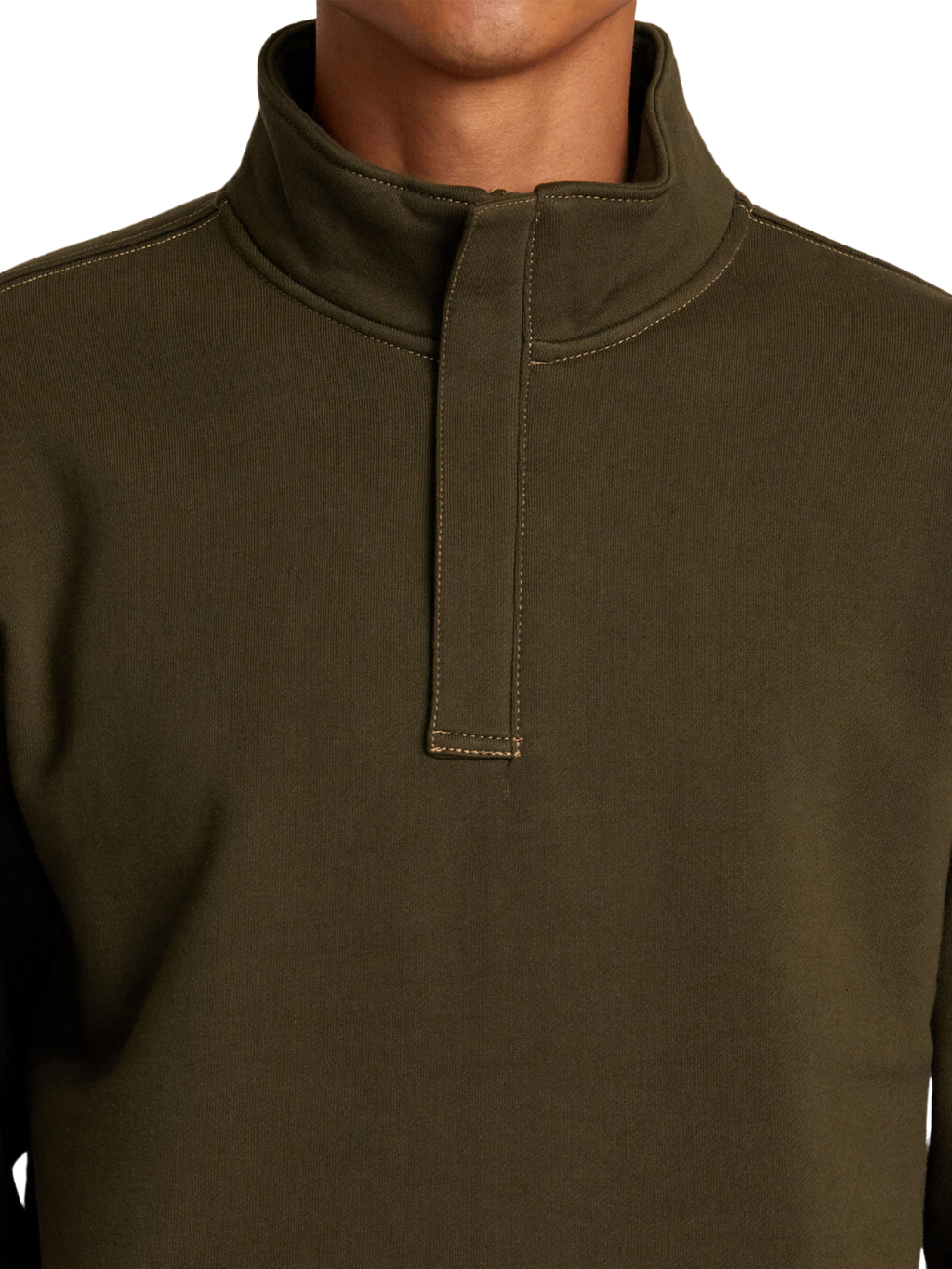 Rvca Chainmail Sweatshirt - Chocolate