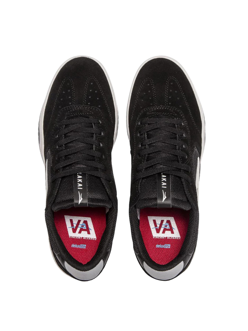 Zapatillas Lakai Atlantic | Black / Light Grey Suede