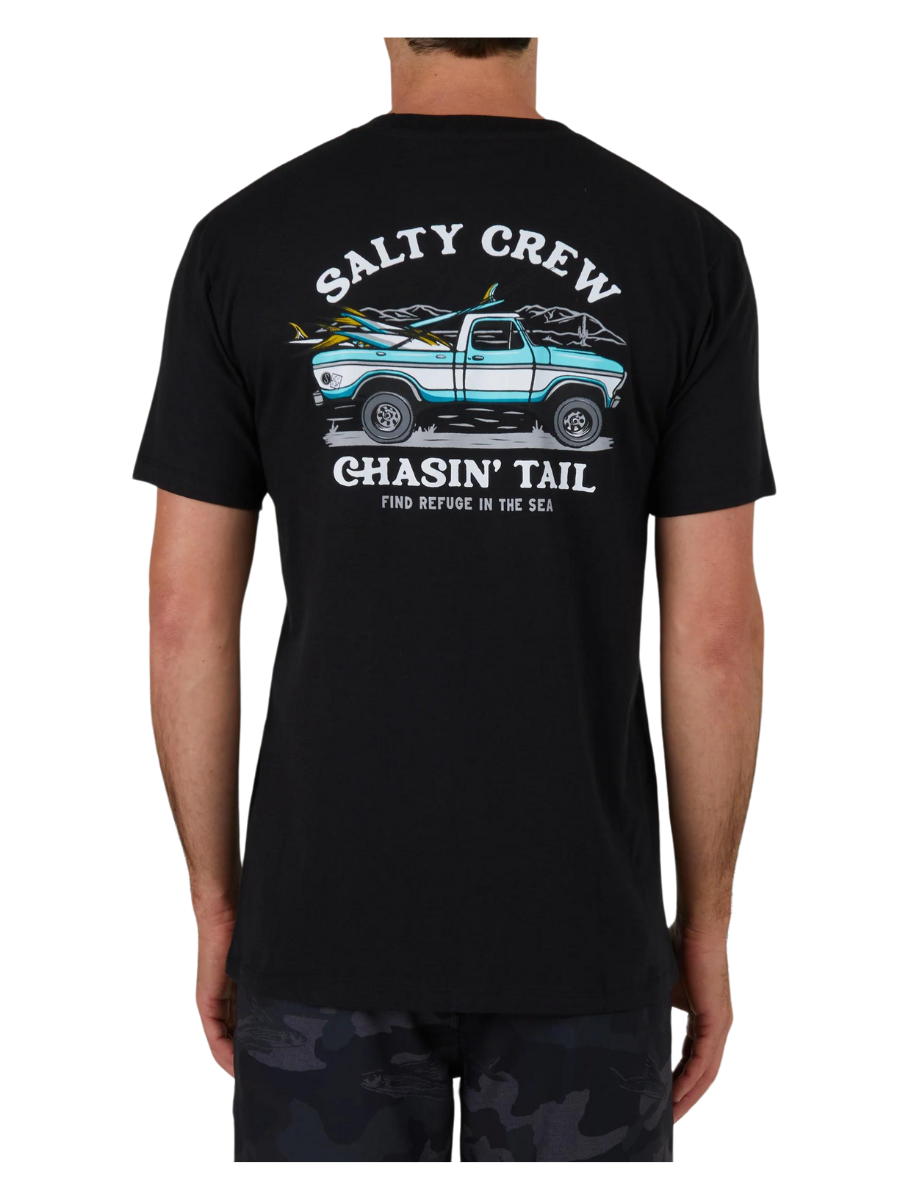 Salty Crew Off Road Premium Short Sleeve T-Shirt - Black