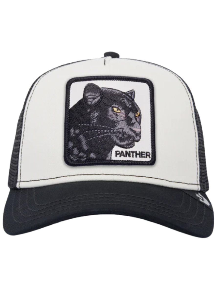 Cappellino The Panther di Goorin Bros - Nero / Bianco