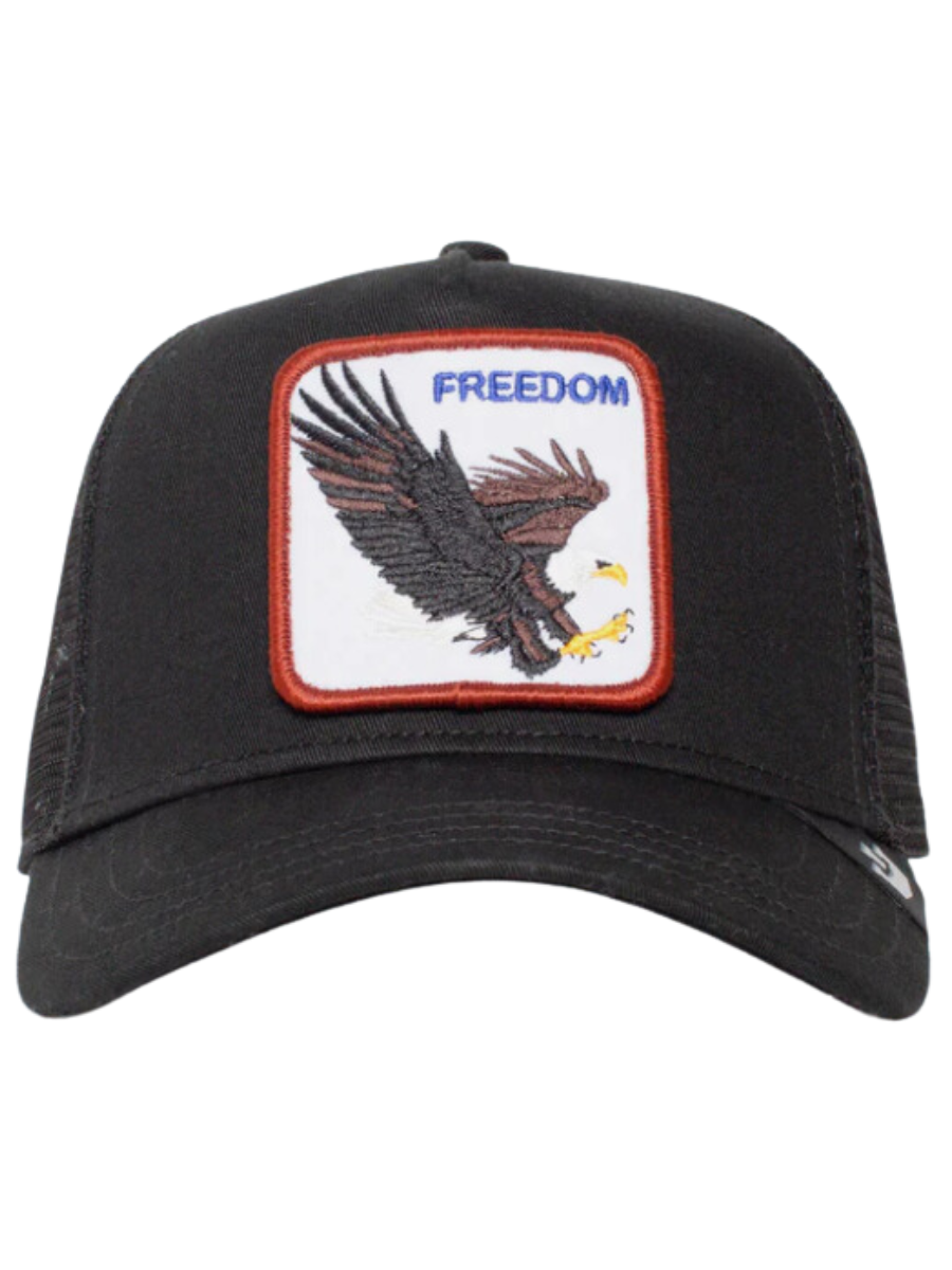 Boné Goorin Bros The Freedom Eagle - Preto | Novos Produtos | Produtos mais recentes | Produtos mais vendidos | surfdevils.com