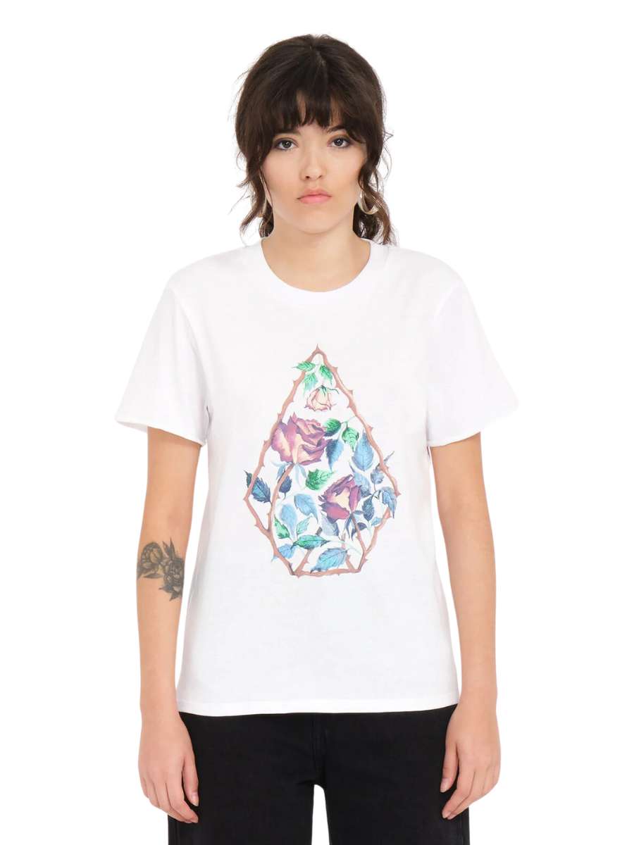 Camiseta feminina Radical Daze da Volcom - Branco