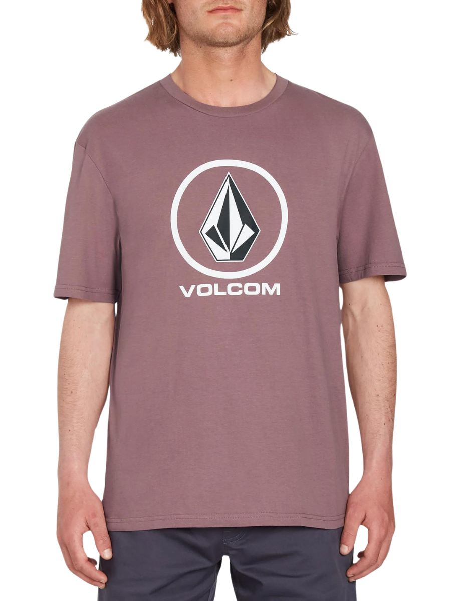 Camiseta Volcom Crisp Stone - Bordeaux Brown | Camisetas de hombre | Camisetas manga corta de hombre | Volcom Shop | surfdevils.com