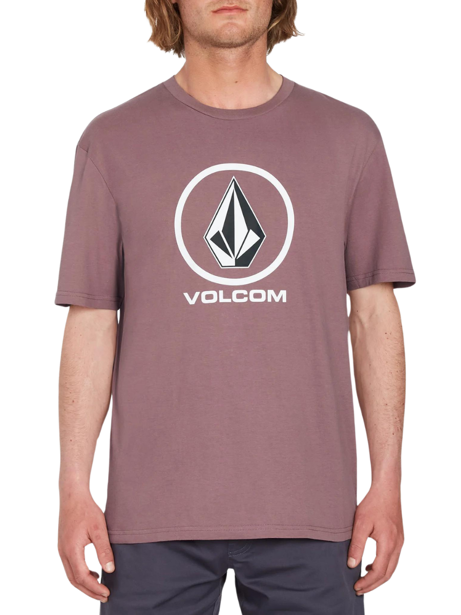 T-shirt Volcom Crisp Stone - Marrone Bordeaux