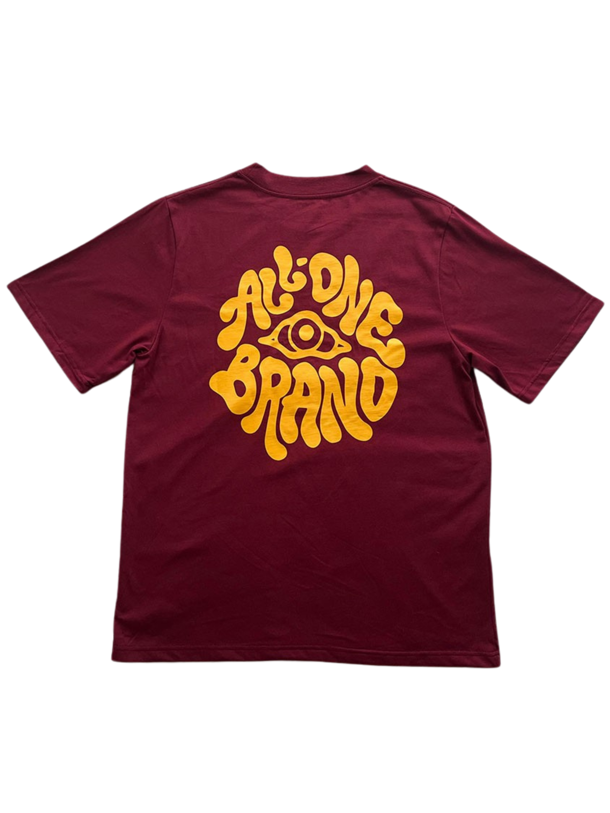 Camiseta All One Psycheyelic Tshirt – Burgundy | Best selling products | Collection_Zalando | Men's short sleeve t-shirts | Men's T-shirts | Stock Steals | surfdevils.com
