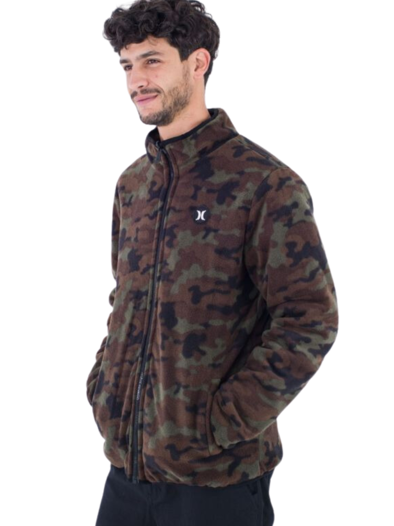 Chaqueta reversible Hurley Juniper - Brown / Camo