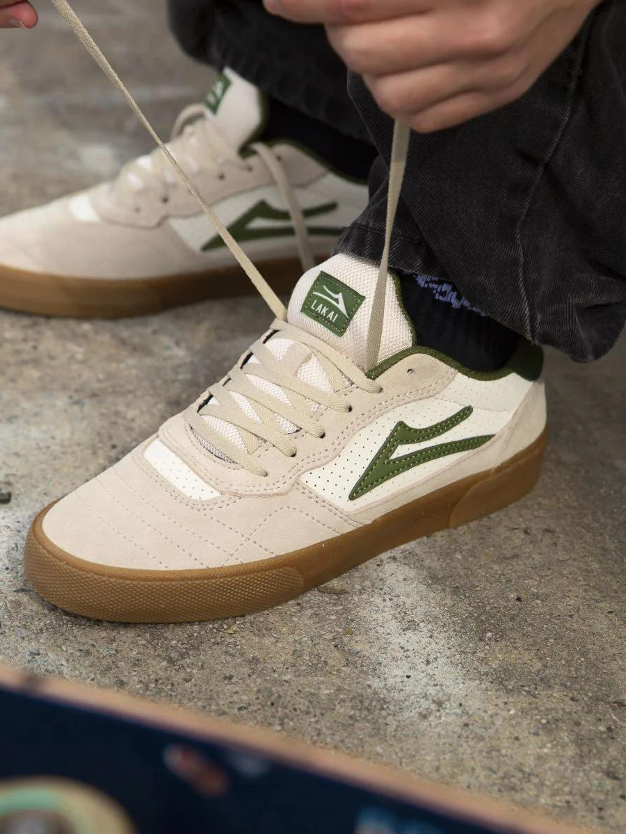 Lakai Cambridge Skateschuh – Cremefarbenes Wildleder