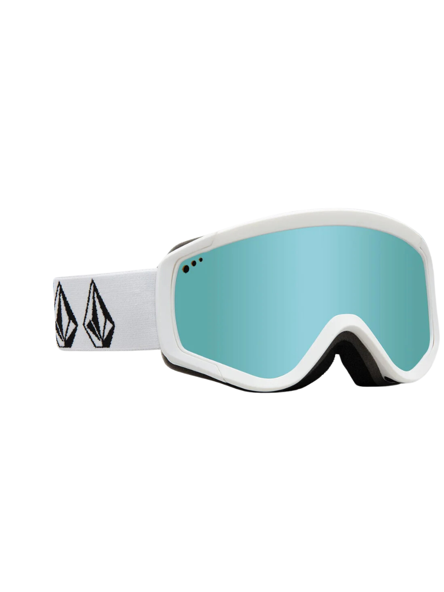 Occhiali da neve Volcom Attunga Youth - Matte Stone White / Ice Chrome