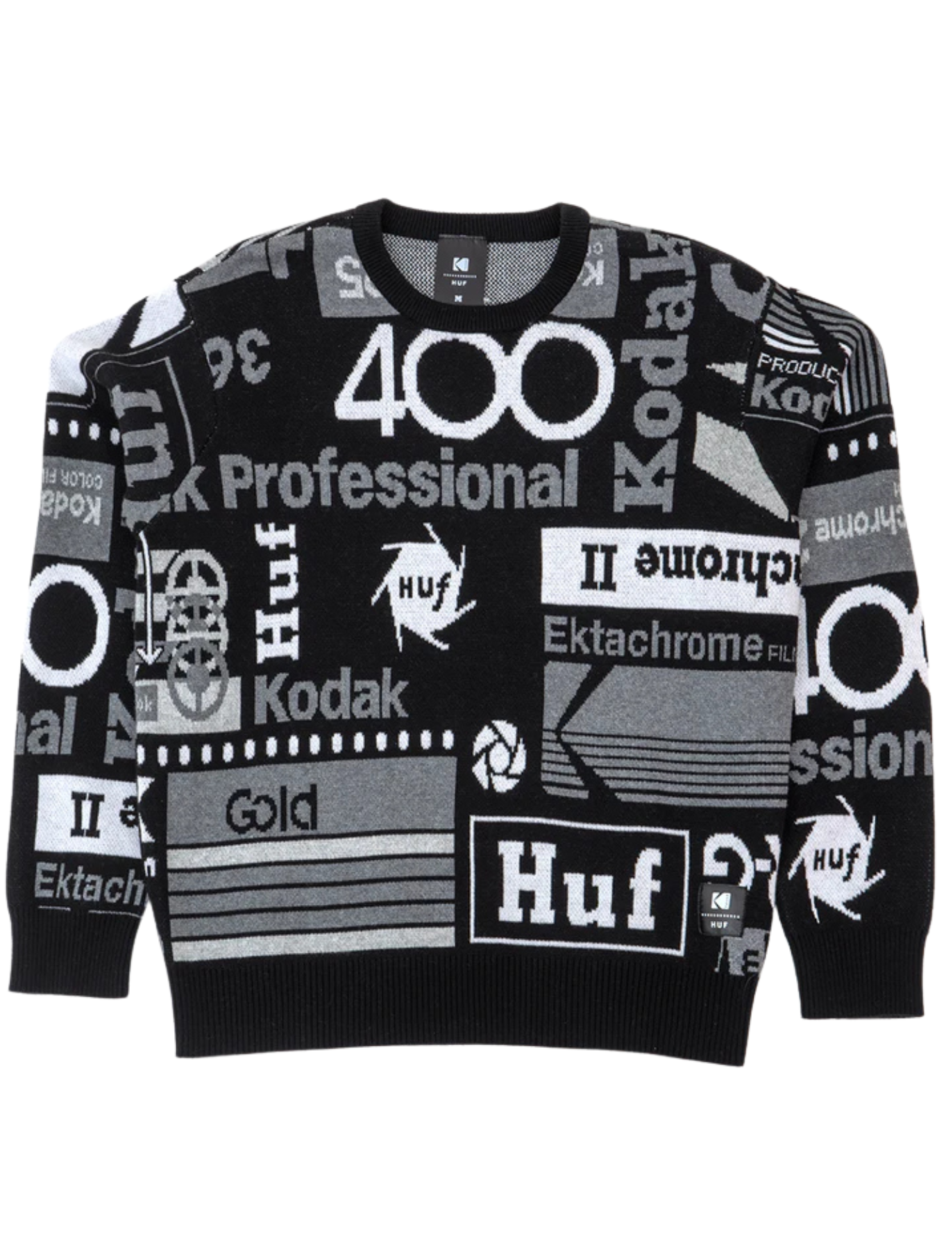 Jersy HUF x Kodak Dark Room Jacquard Knit - Black