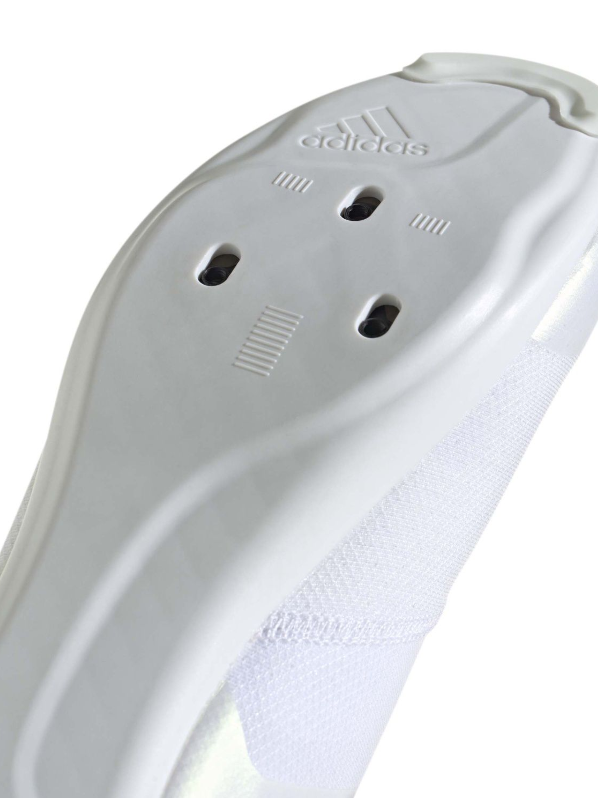 Adidas Tempo 3 Stripes BOA Road Cycling Shoes | Branco Nuvem / Prateado Metálico / Núcleo Preto