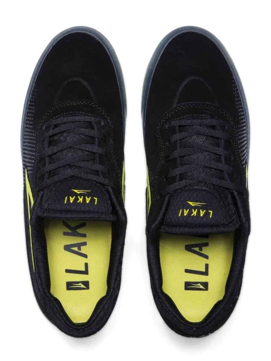 Scarpa da skate Lakai Essex - Pelle scamosciata nera 