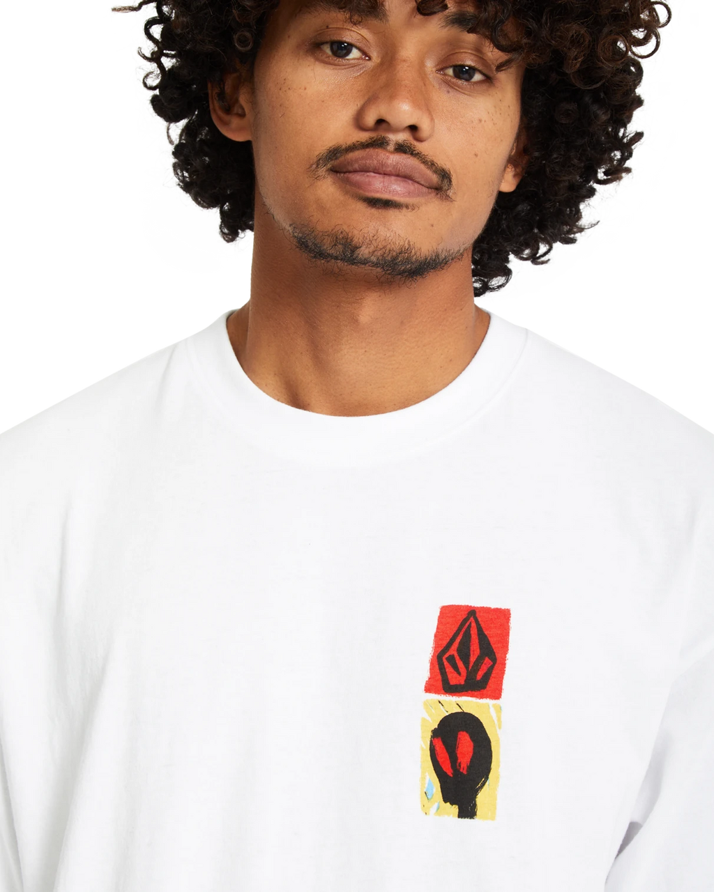 Volcom Gonyvaders Lse camiseta manga corta hombre detail 5 | WHITE