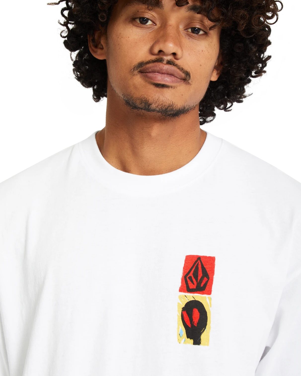 Volcom Gonyvaders Lse camiseta manga corta hombre detail 5 | WHITE