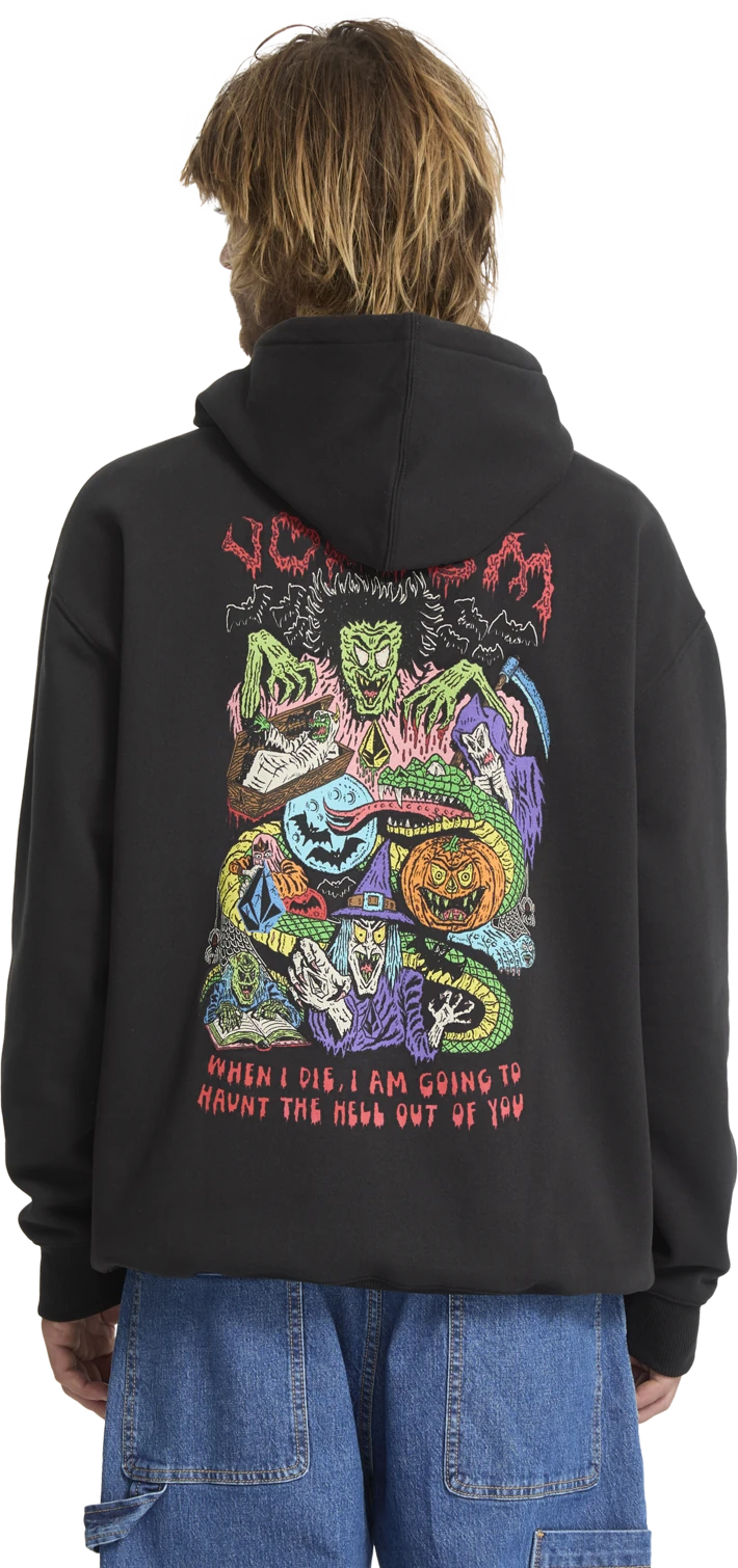 Volcom FA JJ Villard sudadera con capucha hombre detail 1 | Black