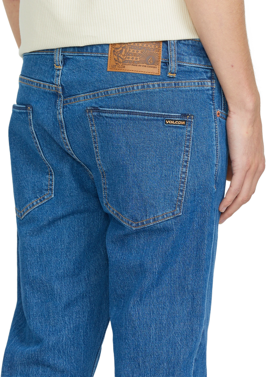 Volcom Vorta Jeans pantalón tejano hombre detail 2 | Bold Blue