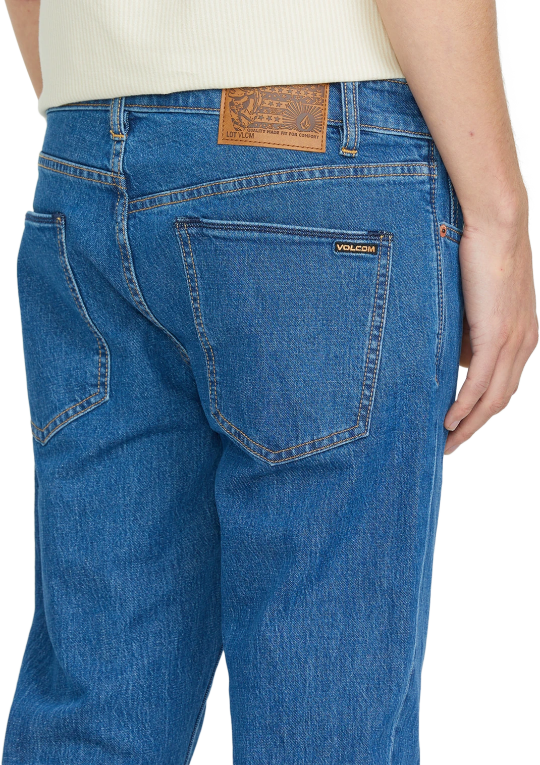 Volcom Vorta Jeans pantalón tejano hombre detail 2 | Bold Blue