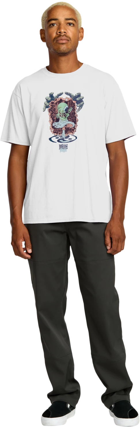 Volcom Stone Matter camiseta manga corta hombre detail 3 | White