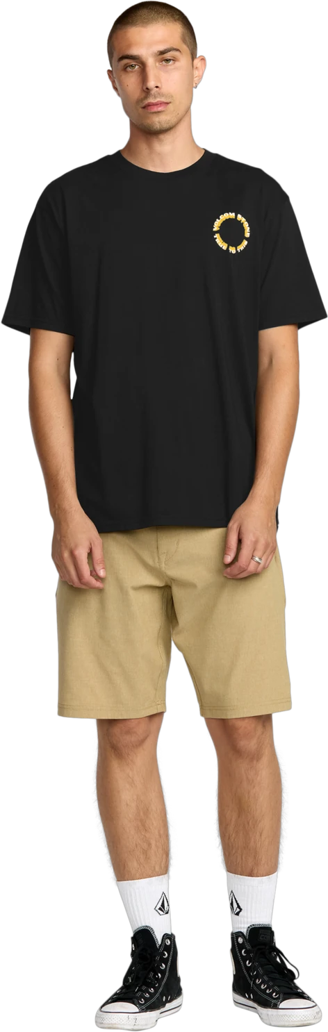 Volcom Daylighter camiseta manga corta hombre detail 4 | Black