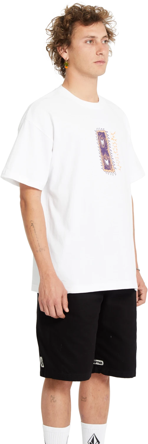Volcom Eye Rust Lse camiseta manga corta hombre detail 2 | White