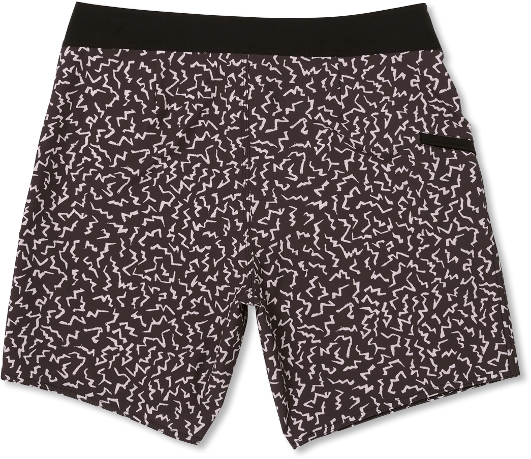 Volcom Asphalt Beach Mod 18 boardshort hombre detail 1 | Black