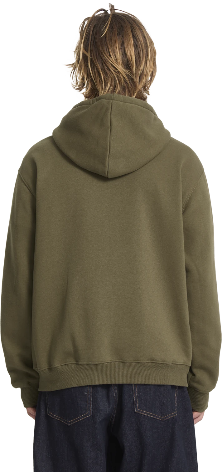 Volcom Single Stone sudadera con capucha hombre detail 1 | Sage Leaf