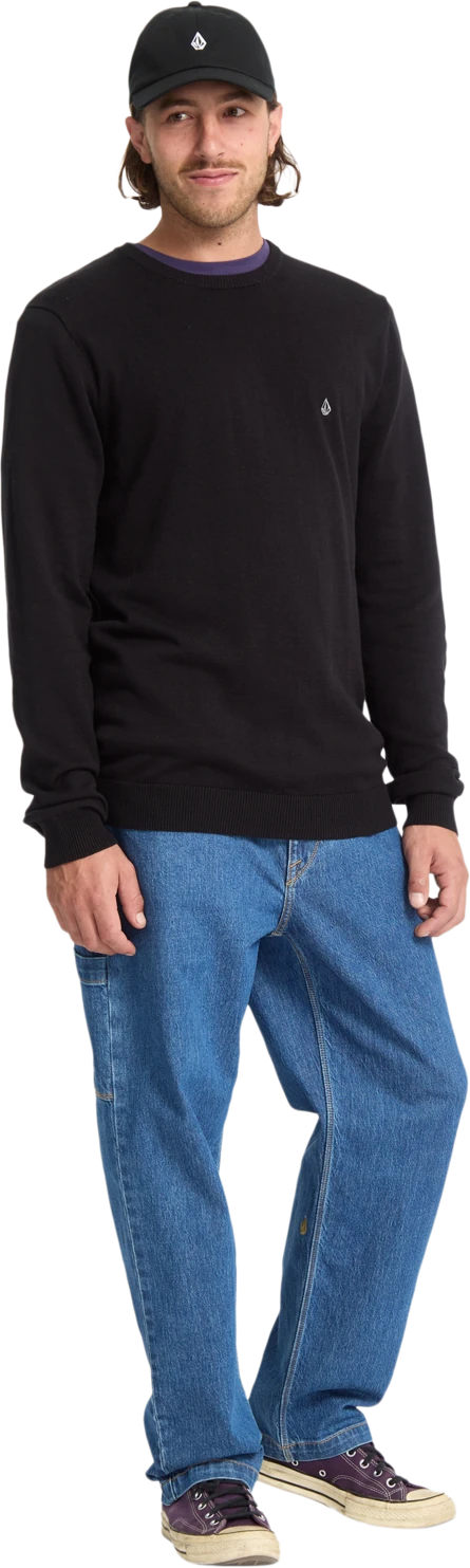 Volcom Uperstand jersey hombre detail 6 | Black