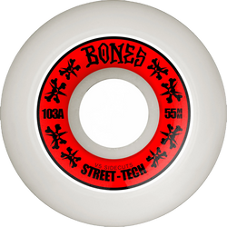 Bones Wheels STF Annuals V5 Sidecut 55mm White 103a ruedas del monopatín | White