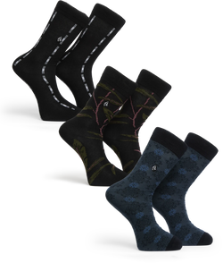 Volcom MINI MARK DRESS SOCK 3PK calcetines hombre | Multi