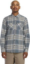 Volcom Netastone Flannel Shirt camisa manga larga hombre | Dark Slate