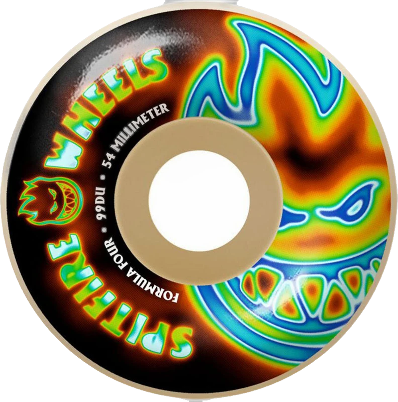 Spitfire Spitfire Formula Four Radioactive Bighead 54mm 99A ruedas del monopatín | Natural