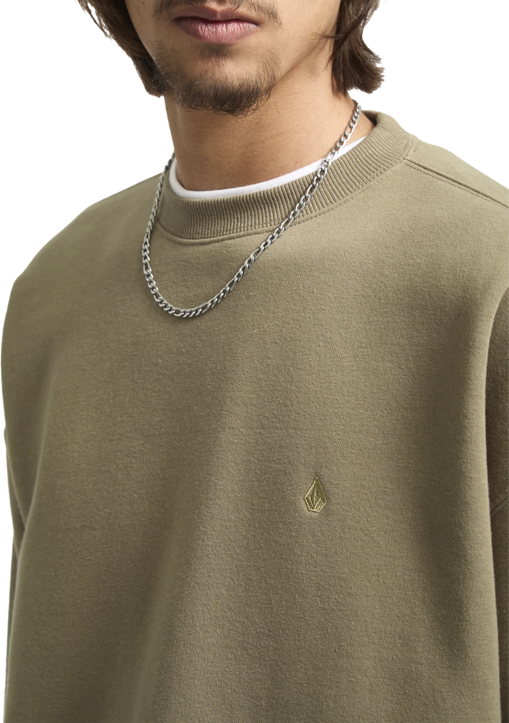 Volcom Single Stone Pw sudadera hombre detail 2 | Brindle