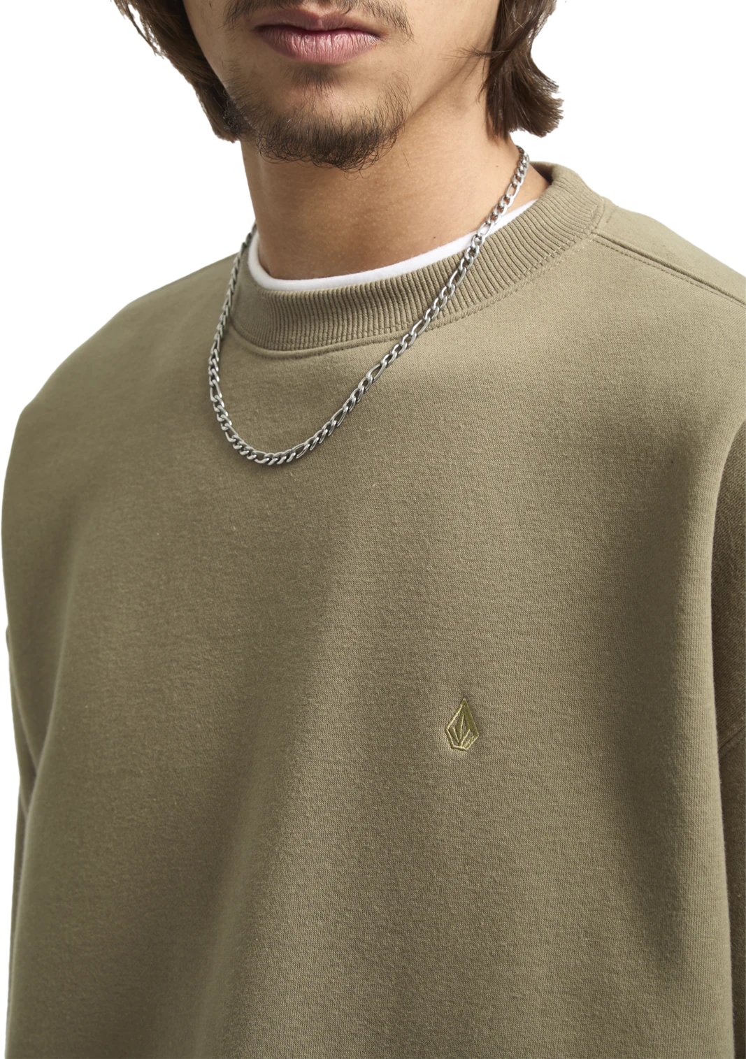 Volcom Single Stone Pw sudadera hombre detail 2 | Brindle
