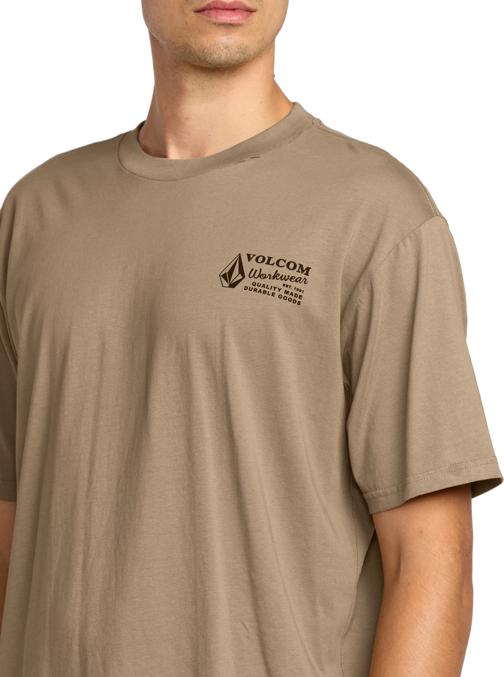 Volcom Workwear camiseta manga corta hombre detail 3 | Brindle