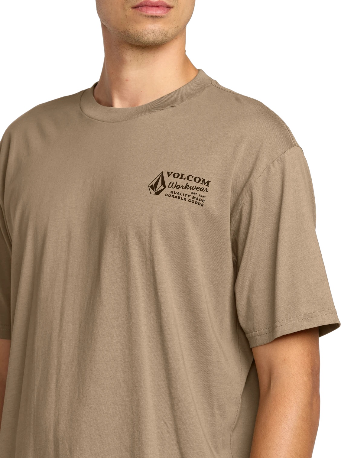 Volcom Workwear camiseta manga corta hombre detail 3 | Brindle