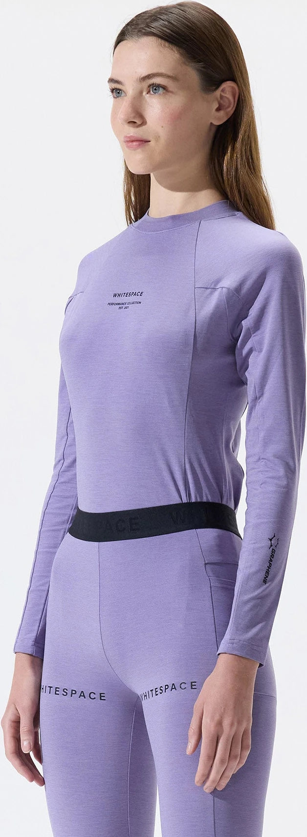 Whitespace GRAPHENE CREWNECK ropa interior térmica mujer detail 1 | Sand Verbena