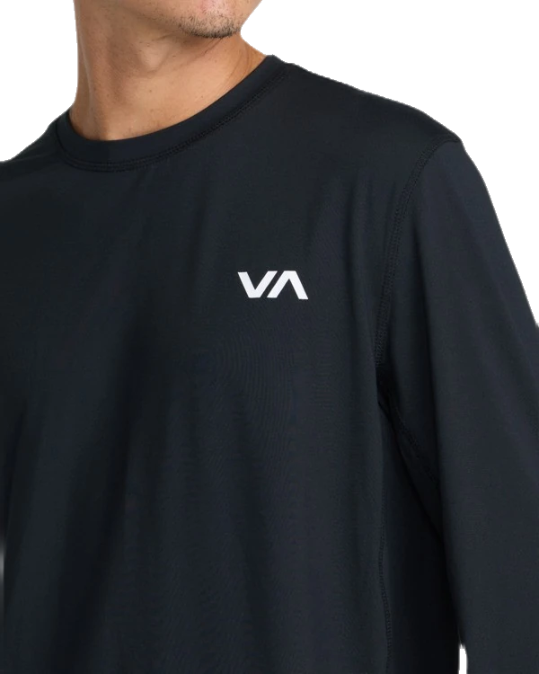 Rvca Sport Vent Top deportivo de manga larga long sleeve top hombre detail 4 | Negro