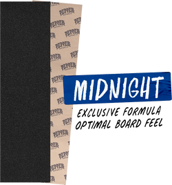 Ace Pepper Midnight Black Grip lijas de skateboard | Black