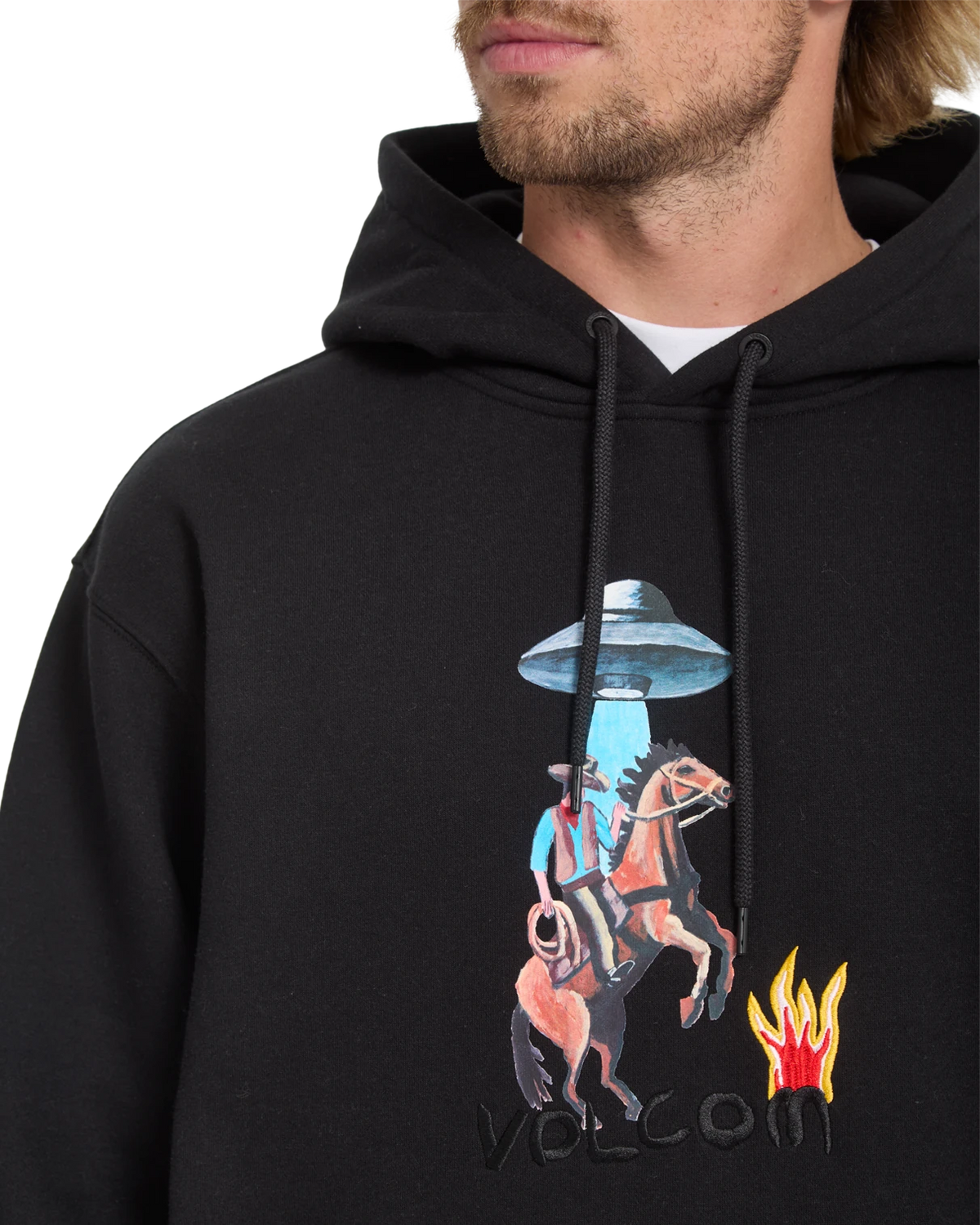 Volcom FA MICKEY MASON PO 2 sudadera con capucha hombre detail 3 | Black
