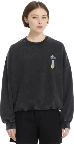 Volcom FA MICKEY MASON CREW sudadera mujer | Vintage Black