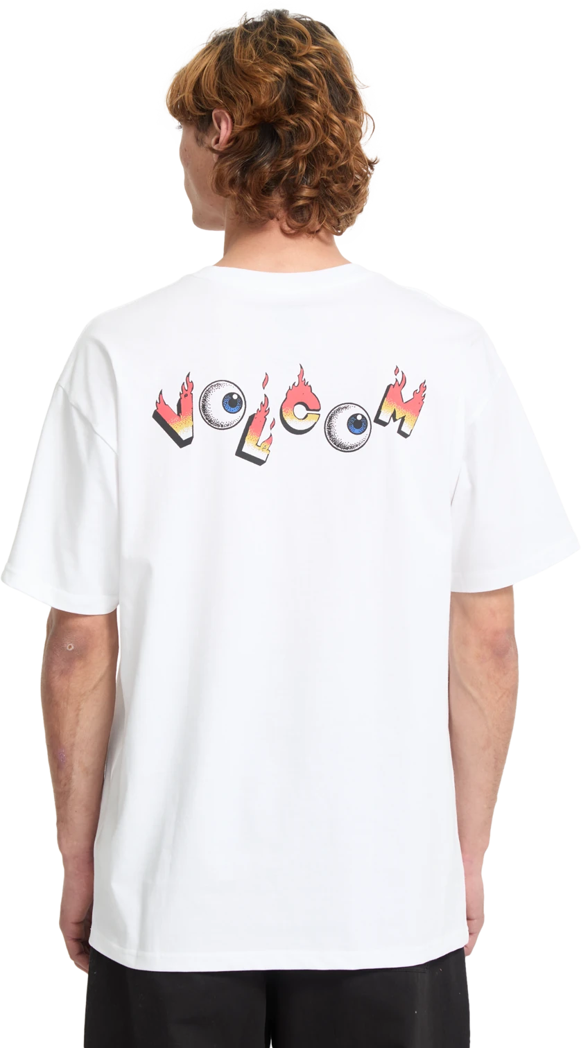Volcom Daniel Shepard Walleye camiseta manga corta hombre detail 1 | WHITE