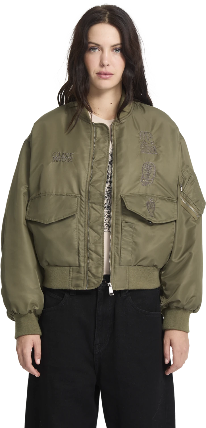 Volcom FA VADERETRO BOMBERS JKT chaquetas y abrigos mujer | Wintermoss